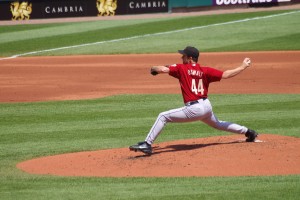 Roy Oswalt Delivers a Pitch