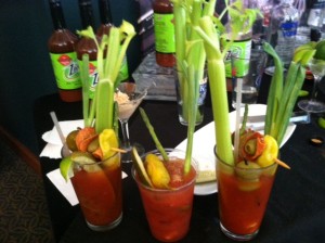 Make Your Own Bloody Mary brings out the creativity among our BPT crew. 