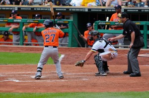 Five-foot-six Jose Altuve had MLB's loftiest batting average. 