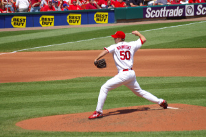 Adam Wainwright, Cardinals' Cy Young candidate.