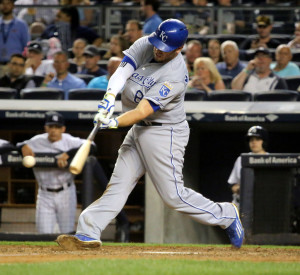 Mke Moustakas - a big part of a Royals offense that puts the ball in play.
