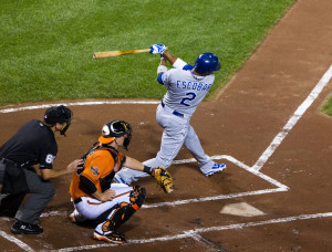 Alcides Escobar - Spark plug helped lead Royals to Championship with record setting 15-game post-season hitting streak. 