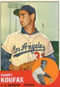 Sandy Koufax logged a record three immaculate innings.