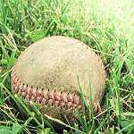 dirty baseball photo