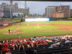 Autozone Park - home of the Memphis Redbirds. 