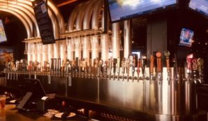 Dozens of taps keep the beer flowing at The Yard House. 