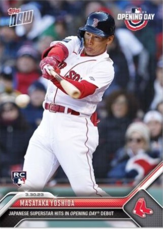 Masataka Yoshida Boston Red Sox 2023 Topps Now # 449 Rookie Card
